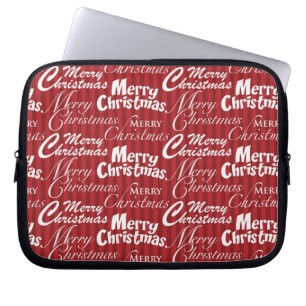 Protection Pour Ordinateur Portable Ordinateur portable de Joyeux Noël et douilles de
