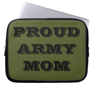 Protection Pour Ordinateur Portable Ordinateur portable Sleeve Fière maman armée