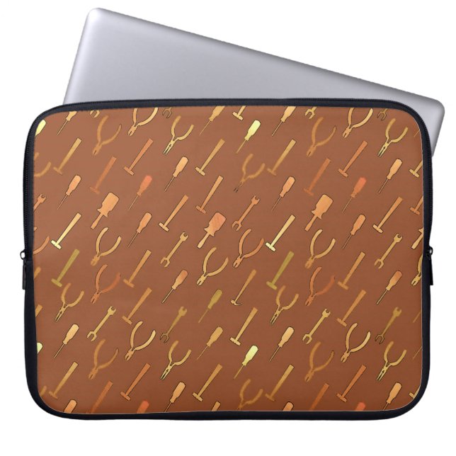 Protection Pour Ordinateur Portable Outils, sur chocolat (Devant)