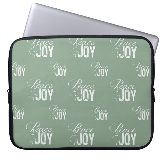 Protection Pour Ordinateur Portable Paix verte et joie (Devant)