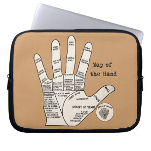 Protection Pour Ordinateur Portable Palmier vintage lecture fortune misère