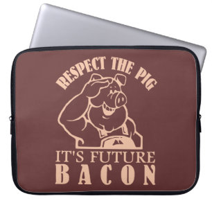Protection Pour Ordinateur Portable PANNEAU PIG TO BACON - Manchette d'ordinateur port