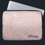 Protection Pour Ordinateur Portable parties scintillant rose en or<br><div class="desc">Design minimaliste,  moderne et élégant représentant une parties scintillant d'or faux rose. Ce magnifique imprimé féminin,  à l'effet simple mais étonnant,  est parfait pour les jeunes femmes contemporaines. Impressionnez-vous avec un cadeau unique et élégant ou offrez-vous simplement.</div>