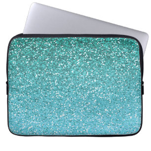 Protection Pour Ordinateur Portable Parties scintillantes Ombre d'Aqua