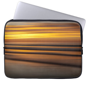Protection Pour Ordinateur Portable Paysage marin abstrait au coucher du soleil, CA