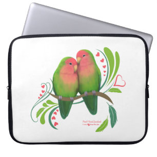Protection Pour Ordinateur Portable Peach Faced Inséparables
