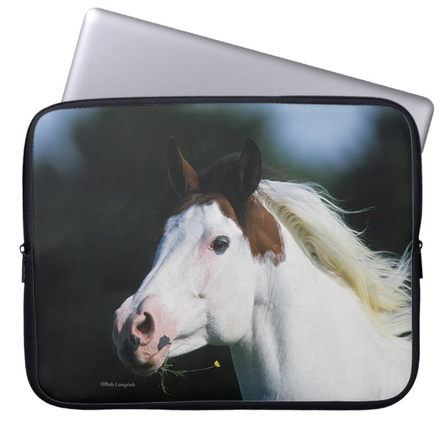 Protection Pour Ordinateur Portable Peignez le Headshot 3 de cheval (Devant)