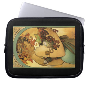 Protection Pour Ordinateur Portable Peinture de fruits Alphonse Mucha