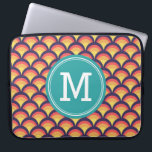 Protection Pour Ordinateur Portable Personnalisez le monogramme géométrique de vagues<br><div class="desc">Cette douille décorée d'un monogramme élégante d'ordinateur portable comporte un motif géométrique de vagues multicolores uniques. Personnalisez-la en remplaçant le texte de texte d'attente. Pour plus d'options comme changer la police et elle est clic de taille la "personnaliser il" bouton. note de *Please qui le filigrane de Zazzle qui apparaît...</div>