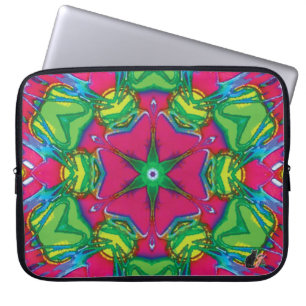 Protection Pour Ordinateur Portable Pétales Kaleidoscope Portable Sleeve