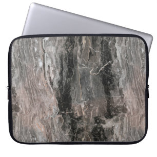 Protection Pour Ordinateur Portable Pierre de marbre tacheté gris