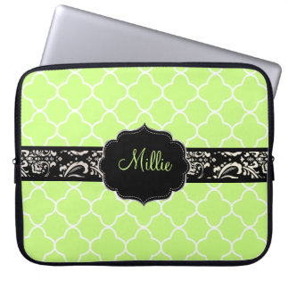 Protection Pour Ordinateur Portable PixDezines Clover Trellis/DO-IT-YOURSELF monogramm