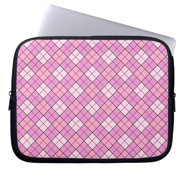 Protection Pour Ordinateur Portable Plat rose (Devant)
