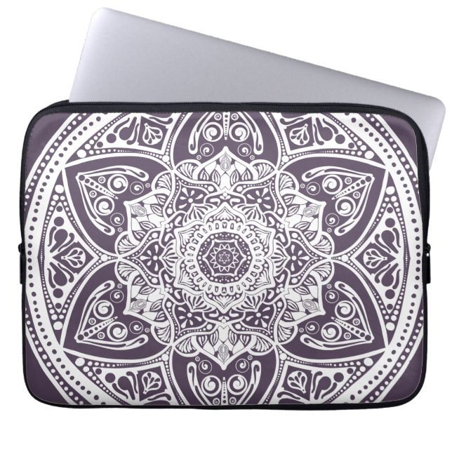 Protection Pour Ordinateur Portable Plum Mandala (Devant)