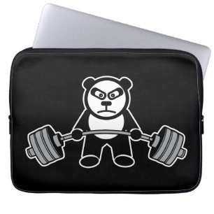 Protection Pour Ordinateur Portable Poids Levant Panda Ours Anime Dessin - Entraînemen