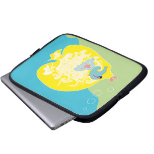 Protection Pour Ordinateur Portable Poisson Tropical Fantaisiste Art Océanique