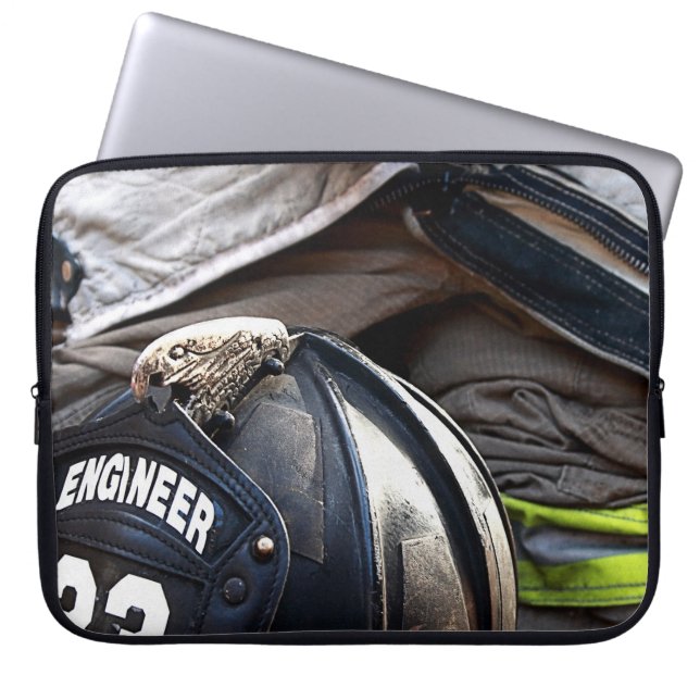 Protection Pour Ordinateur Portable Pompier (Devant)