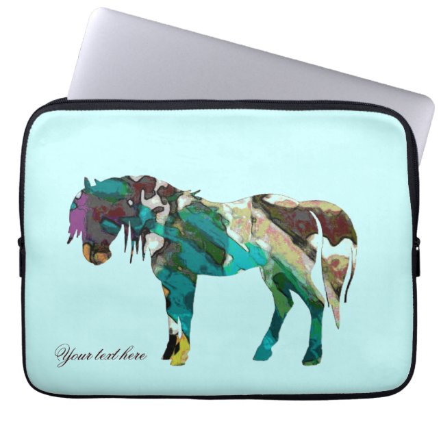 Protection Pour Ordinateur Portable Poney d'Aqua (Devant)