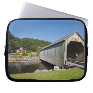 Protection Pour Ordinateur Portable Pont couvert de la rivière Irish, St. Martins, Nou
