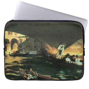 Protection Pour Ordinateur Portable Pont du Rialto, Grand Canal par John Singer Sargen