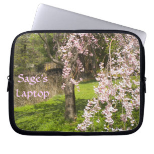 Protection Pour Ordinateur Portable Portable Cherry Blossom Pond * personnaliser*