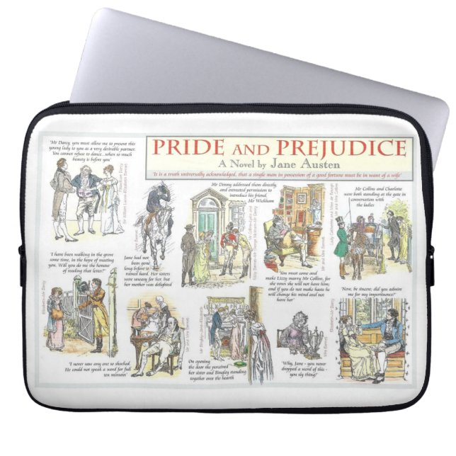 Protection Pour Ordinateur Portable Pride and Prejudice (Devant)