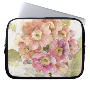 Protection Pour Ordinateur Portable Primevère rose et orange