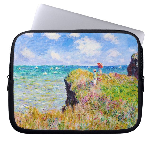 Protection Pour Ordinateur Portable Promenade de Clifftop chez Pourville Claude Monet (Devant)