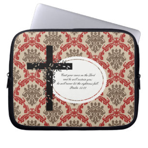 Protection Pour Ordinateur Portable Psalm 55:22 Portable Portable ou Porte-Netbook