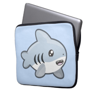 Protection Pour Ordinateur Portable Requin de Kawaii