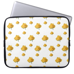 Protection Pour Ordinateur Portable Roses jaunes
