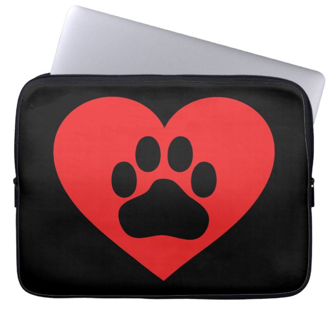 Protection Pour Ordinateur Portable Rouge crâne (Devant)