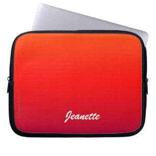 Protection Pour Ordinateur Portable Rouge et orange de douille d'ordinateur portable