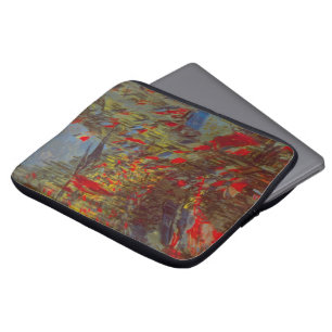Protection Pour Ordinateur Portable Rue Montorgueil aux drapeaux de Claude Monet