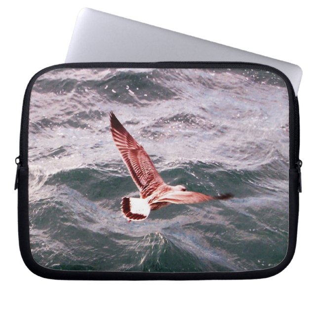 PROTECTION POUR ORDINATEUR PORTABLE SEAGULL VOL AU-DESSUS DES VAGUES (Devant)