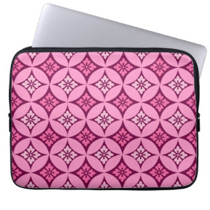 Protection Pour Ordinateur Portable Shippo avec Motif Fleur, Rose et Bourgogne