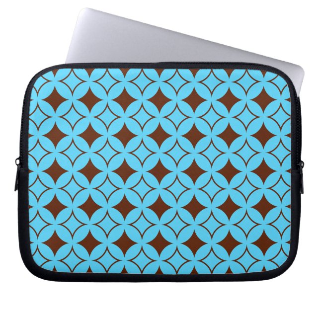 Protection Pour Ordinateur Portable Shippo bleu et marron (Devant)