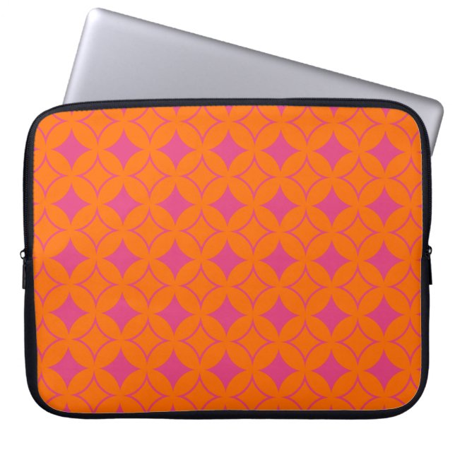 Protection Pour Ordinateur Portable Shippo rose et orange (Devant)