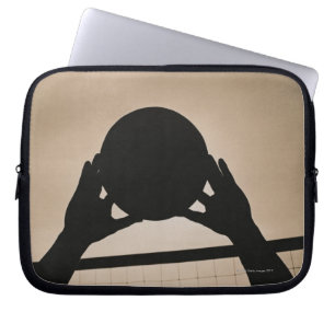 Protection Pour Ordinateur Portable Silhouette 2 de volleyball