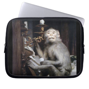 Protection Pour Ordinateur Portable Singe de sourire