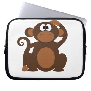 Protection Pour Ordinateur Portable Singe mignon