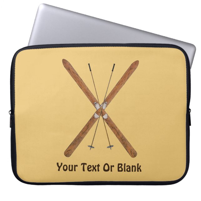 Protection Pour Ordinateur Portable Skis De Fond Et Polonais (Devant)