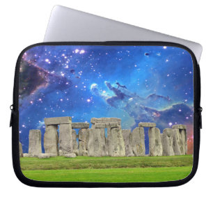 Protection Pour Ordinateur Portable Stonehenge & Stars Ancien lieu historique du pouvo