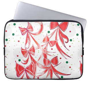 Protection Pour Ordinateur Portable Sucre de canne de Noël Whimsical arcs motif