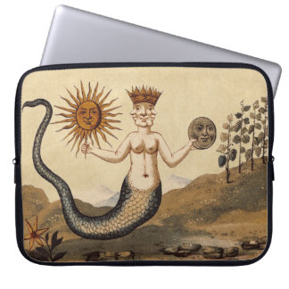 Protection Pour Ordinateur Portable Sun and Moon Merman