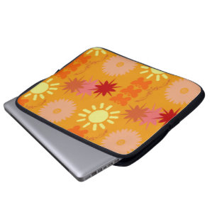 PROTECTION POUR ORDINATEUR PORTABLE SUNSHINE FLOWING LAPTOP SLEEVE - CADEAUX DE DESIGN