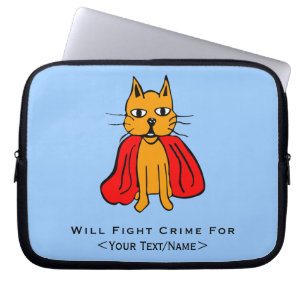 Protection Pour Ordinateur Portable Super Chat Lutter Contre La Criminalité Pour<Your