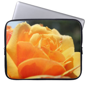 Protection Pour Ordinateur Portable Superbe rose jaune fleur. Art photographique flora