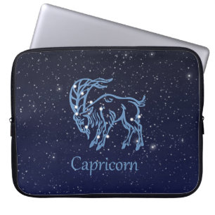 Protection Pour Ordinateur Portable Symbole Capricorne Constellation et Zodiaque avec
