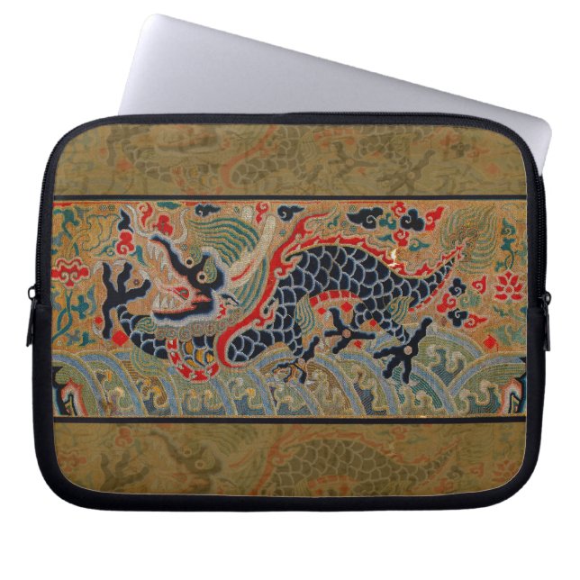 Protection Pour Ordinateur Portable Symbole dragon chinois Antique asiatique (Devant)